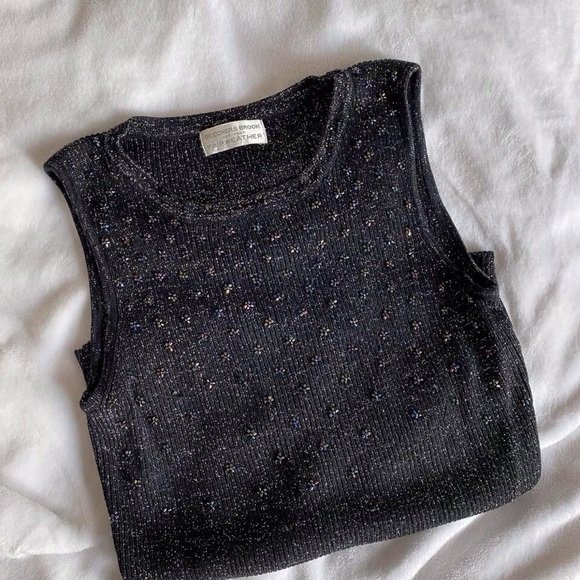 90s Glittery Sleeveless Top (S) - Picture 8 of 8